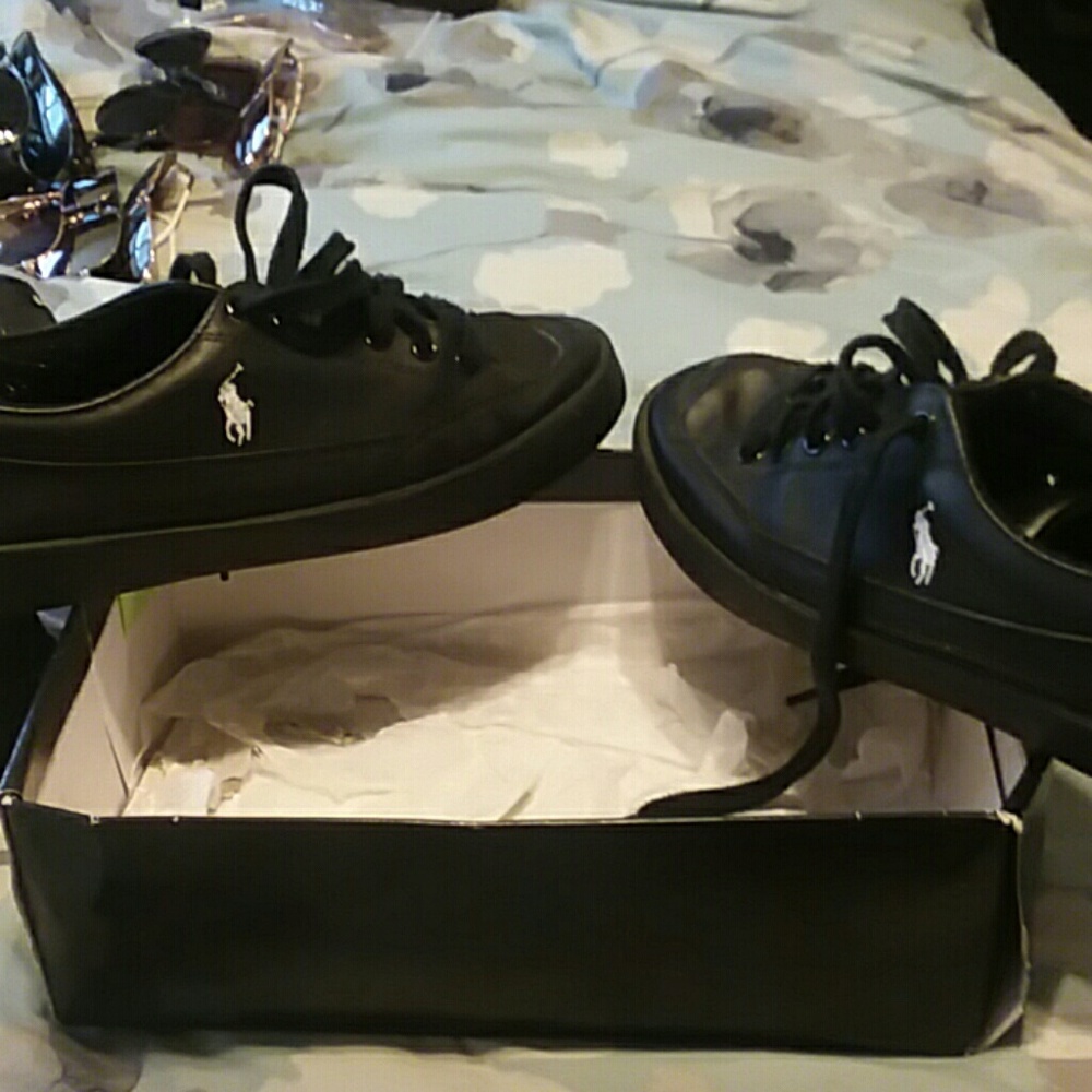 Polo Ralph Lauren Black Mens Sneakers